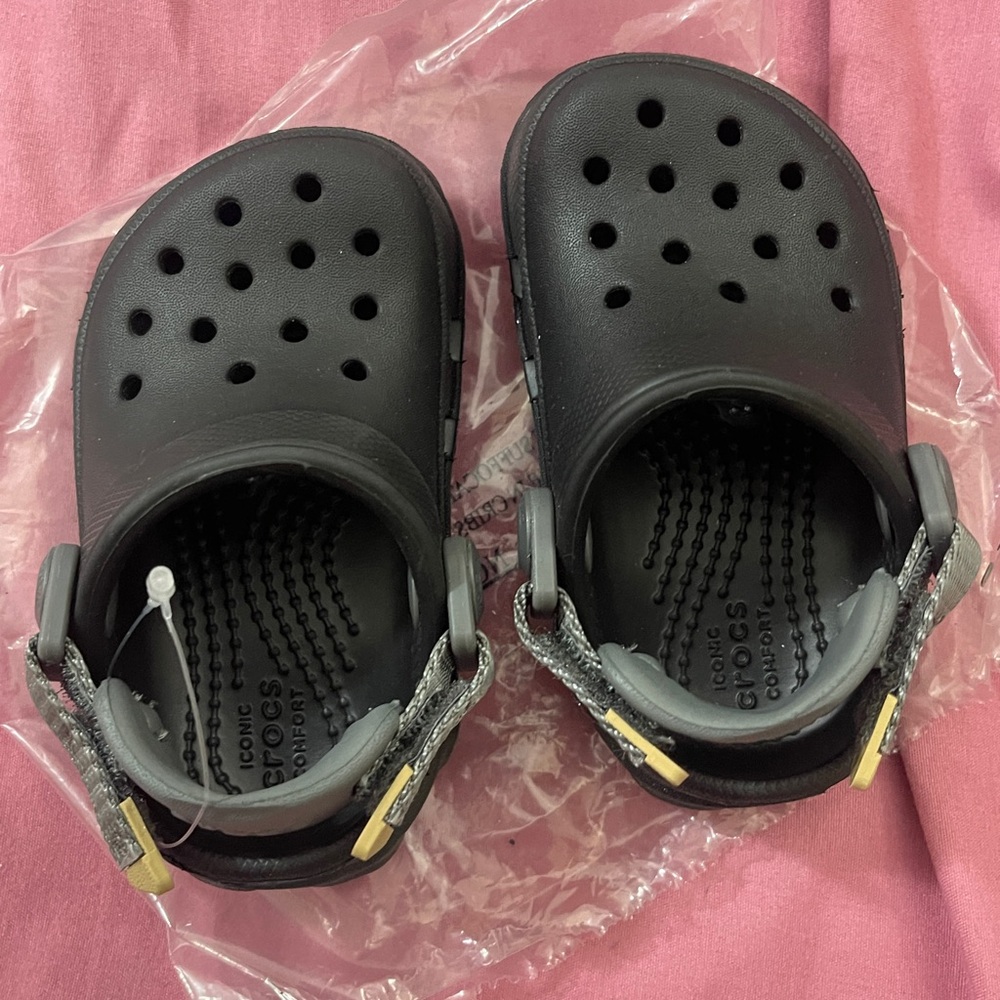CROCS Black Sandals Slip-On Comfort